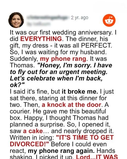 ‘It’s Time to Get Divorced!’: The Message on My Anniversary Cake Led Me to a Shocking Truth — Story of the Day