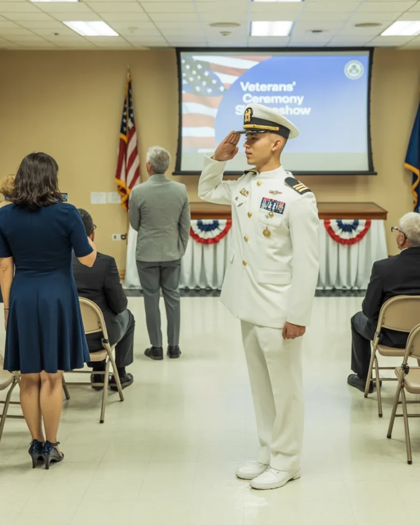 My Stepmother Said I Had Already Left the Navy Until a Man in Dress Whites Walked Straight Toward Me